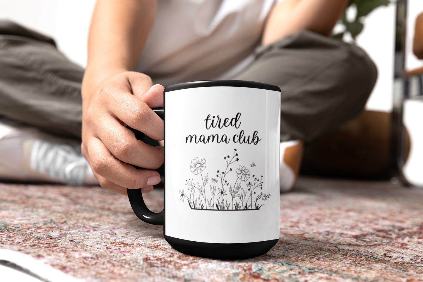 Botanical Art Ceramic Mug, Floral Coffee Cup, Garden Lover Gift, Mother's Day, Home Decor, Nature Enthusiast, Eco-friendly Mug